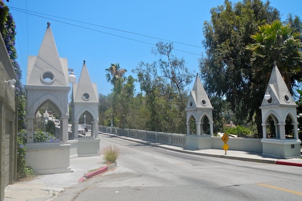 The Shakespeare Bridge in Los Feliz, 2025.
