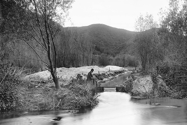 The L.A. River in the early 20th century.