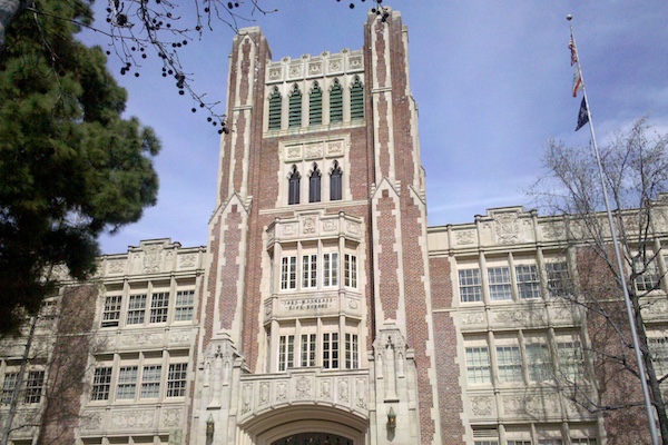 A photo of John Marshall High School.